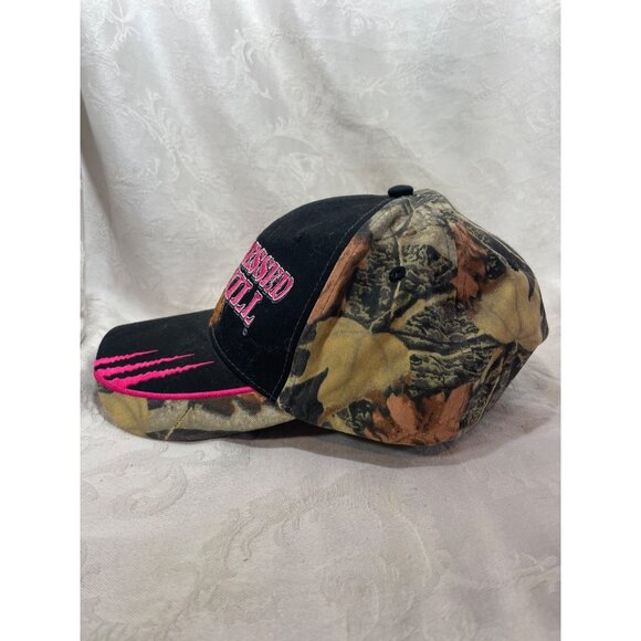 Camo Baseball Cap Hat Dressed to Kill Buck Deer Camoflauged Snap Back - Picture 8 of 8